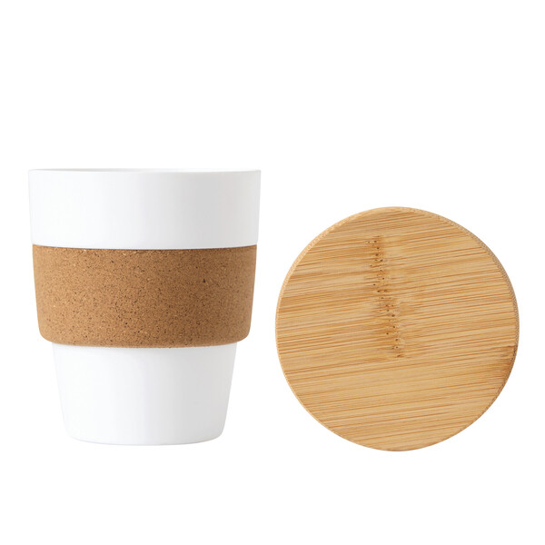 Drink Mug Travel Grip - White
