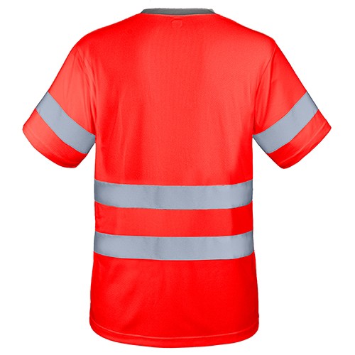 T-SHIRT WITH POCKET AND REFLECTIVE BANDS "KRZ"