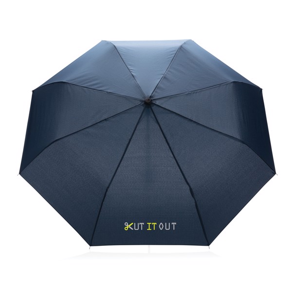 20.5" Impact AWARE™ RPET 190T mini umbrella - Navy