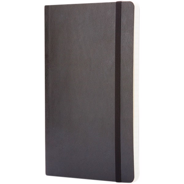 Moleskine Classic L soft cover notebook - ruled - Solid Black