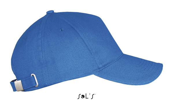 LONG BEACH FIVE PANEL CAP - Royal BlueM