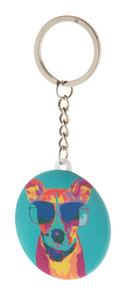 Pin Button Keyring KeyBadge RPET Mini