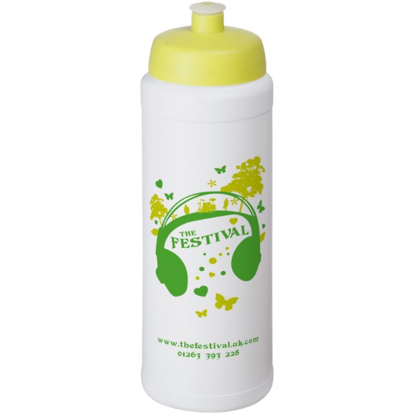 Bouteille de sport Baseline® Plus 750ml couvercle sport - Blanc / Citron vert