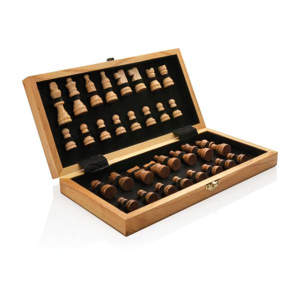 XD - Luxury wooden foldable chess set