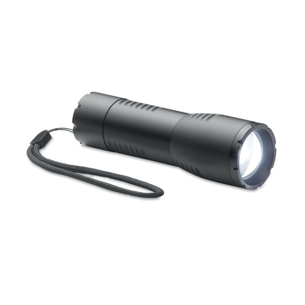 Enta LED flashlight, 200 lumen, aluminium