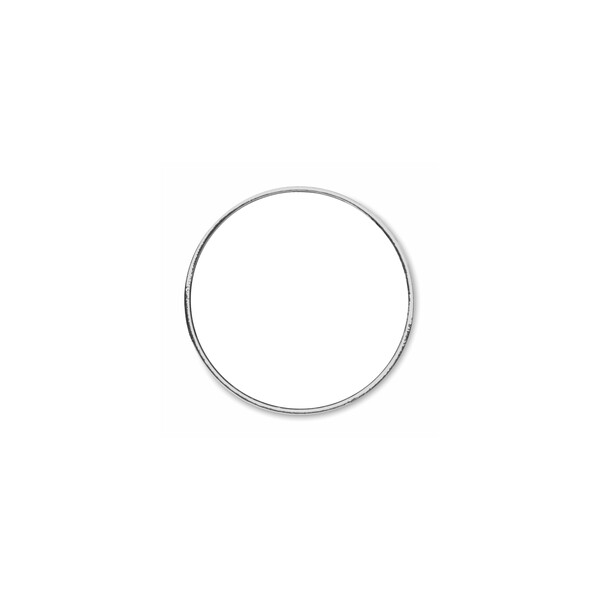 Round metal lapel pin with doming - Nickel