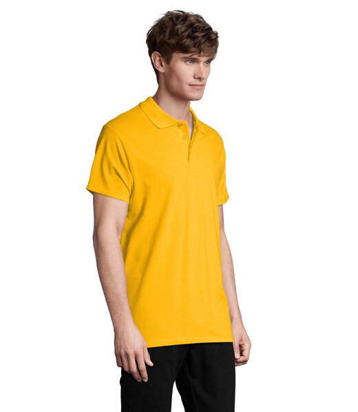 SPRING II  Polo homen  210g - DouradoS