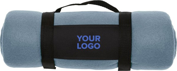 Manta polar Nora - cinzento