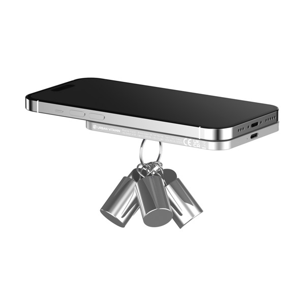 Urban Vitamin Burbank RCS plastic/alu  3000 mah powerbank - Silver