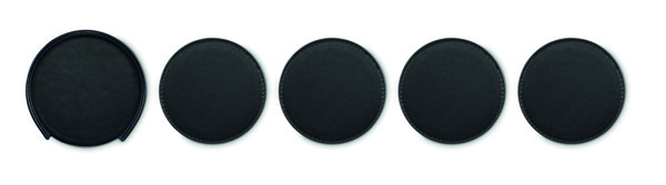 Set of 4 PU coasters Posa Set