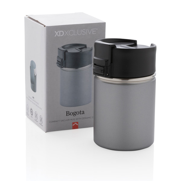 Xd Xclusive vacuum mug ceramic coated, 220ml - Grey