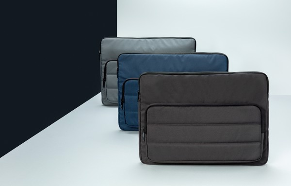 Pochette pour ordinateur 15,6" Impact en rPET AWARE™ - Bleu Marine