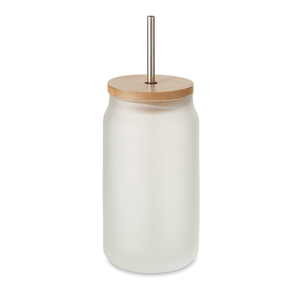 Jarblim mason jar, bamboo lid, 400 ml