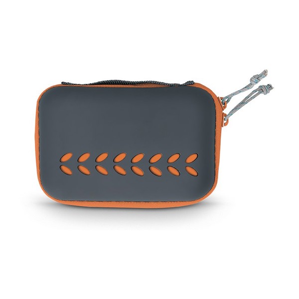 SERVIETTE MICROFIBRE DE SPORT AVEC BOITE DE RANGEMENT - Orange