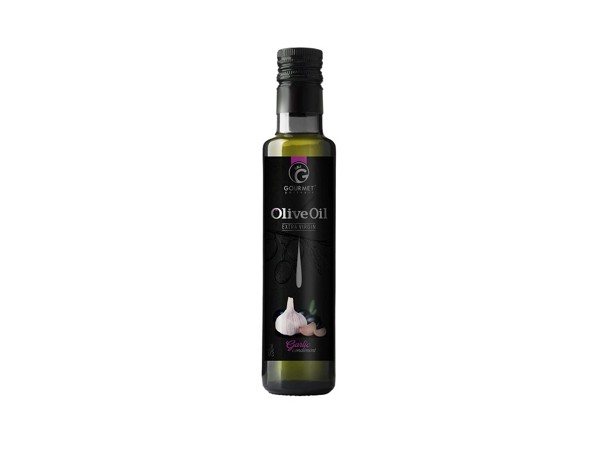 Extra panenský olivový olej & CESNAK (sklo)