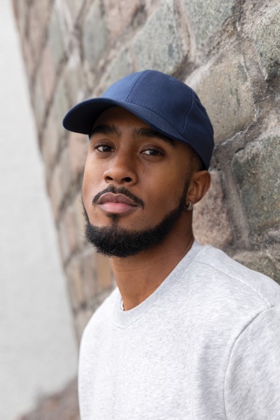Impact 6 Panel Kappe aus 190gr rCotton mit AWARE™ Tracer - Navy Blau