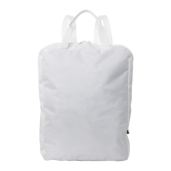 Rpet nahrbtnik za prenosni računalnik po meri SuboBag Slimback - Bela
