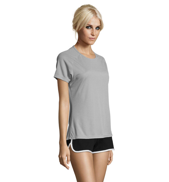 SPORTY T-SHIRT SENHORA 140g Sporty Women - Cinza PuroM