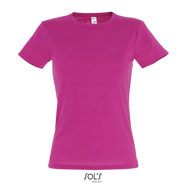 MISS T-SHIRT SENHORA 150g - FuchsiaM