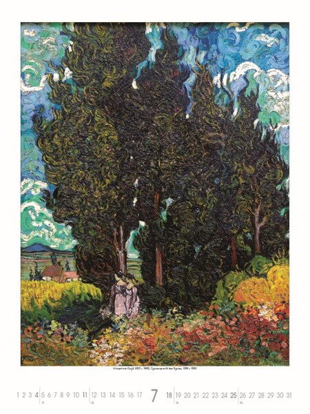 Nástenný Kalendár Impressionists 2027