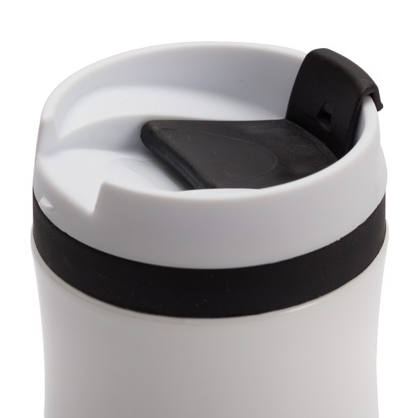 390 ml Viki insulated mug - Black / White