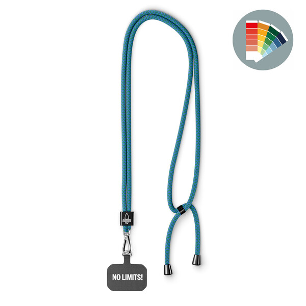Crossbody, trendy 2-tone cord phone holder made of polyester - Own PMS / Own PMS
