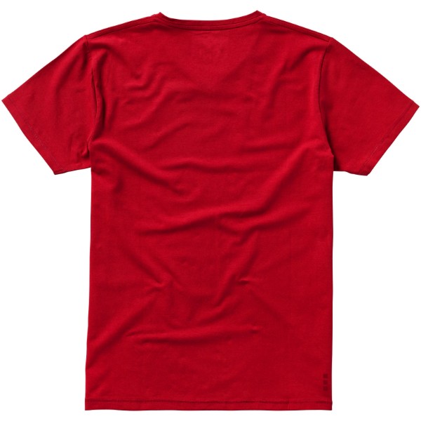 Kawartha short sleeve men's GOTS organic V-neck t-shirt - Red / M