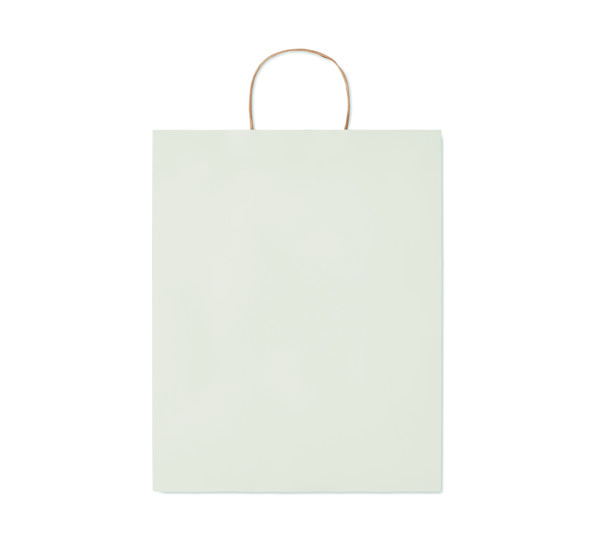Nagy papír ajándéktasak, 90 g Paper Tone L - Fehér