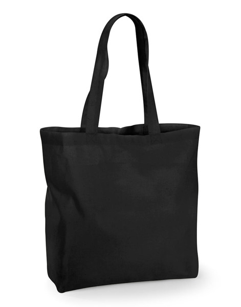 Recycled Cotton Maxi Tote - Black / ONE SIZE