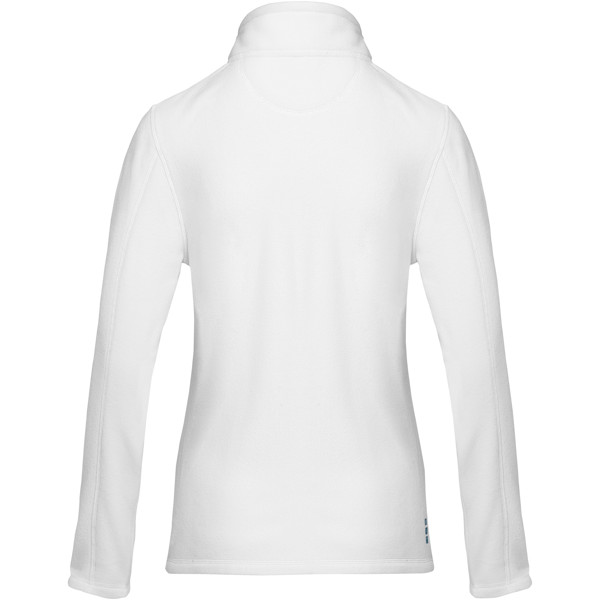 Veste Amber pour femme en polaire entièrement zippée recyclée GRS - Blanc / XL