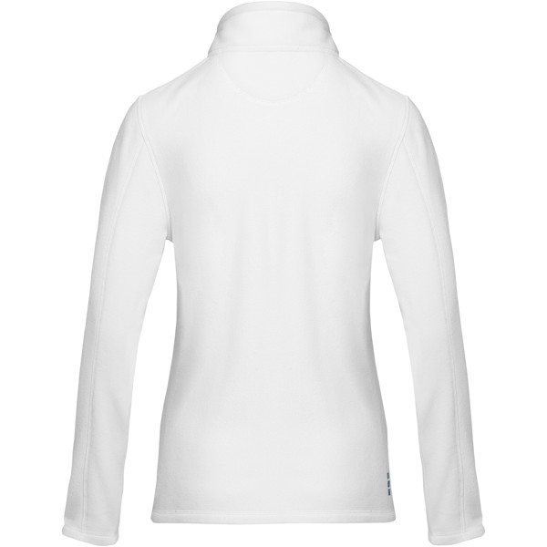 Veste Amber pour femme en polaire entièrement zippée recyclée GRS - Blanc / 2XL