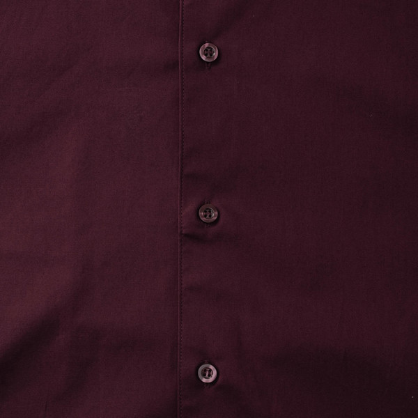 Fitted Short Sleeve Stretch Shirt - White / 4XL