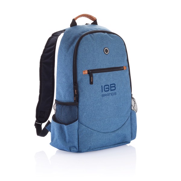 Modischer Duo Tone Rucksack, PVC-frei - Blau