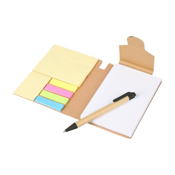 Notebook Quillo | Recycled cardboard | A6 | Blank - black