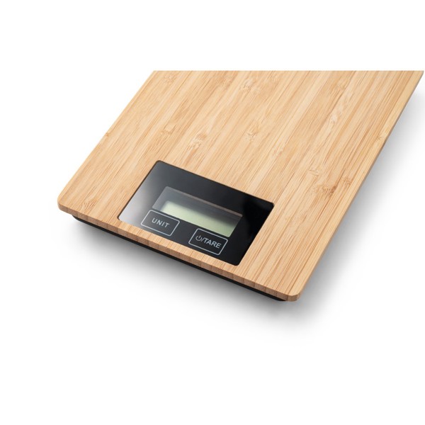 PS - HEISENBERG. Bamboo digital kitchen scale