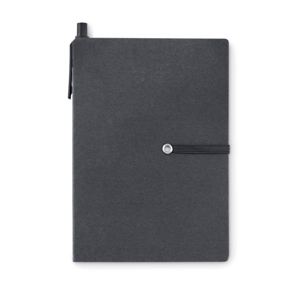 Reconote notebook, 140-page recycled paper - Black
