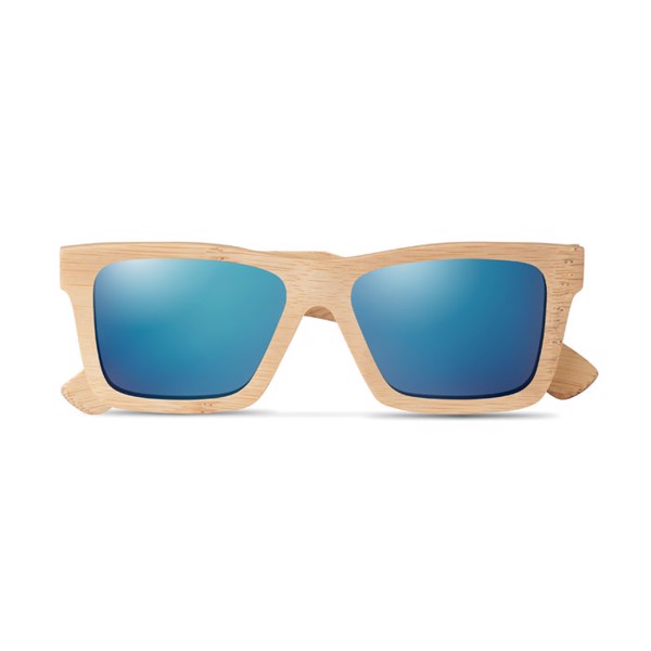 MB - Sunglasses and case in bamboo Wanaka