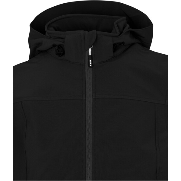 Langley women's GRS recycled softshell jacket - Black / XS