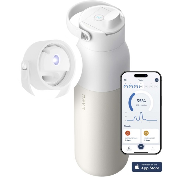 Garrafa de água de 1000 ml "LARQ PureVis™ 2.0" - Branco