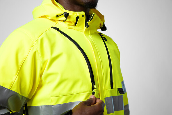 6420 Padded Jacket HV Yellow/Black S