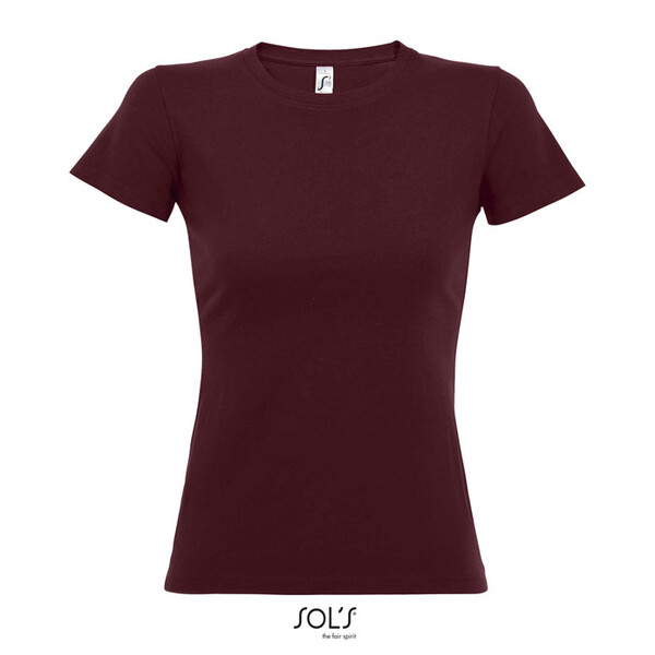 IMPERIAL WOMEN T-shirt 190g - BurgundyL