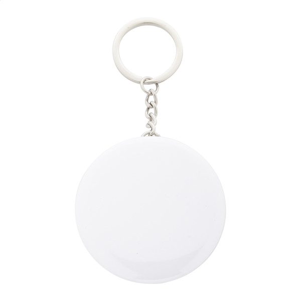 Pin Button Keyring KeyBadge Bottle