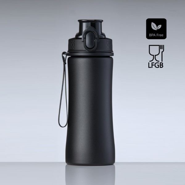 Primo Oceľová Fľaša, 550 ml - Čierna