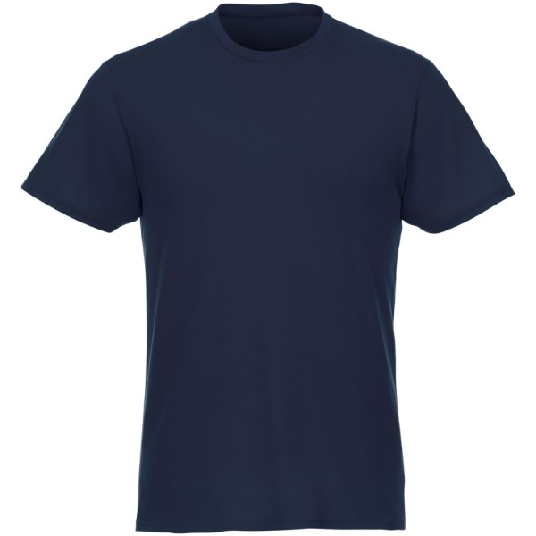 Camiseta de manga corta de material reciclado GRS de hombre "Jade" - Azul marino / XS