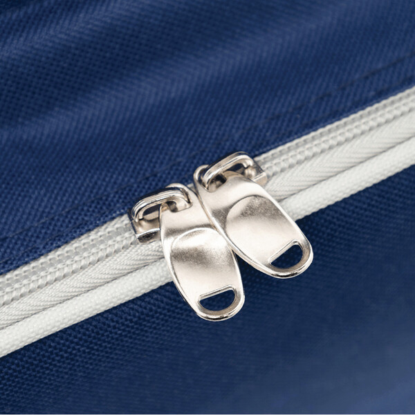 Picnic backpack for 2 persons OUTSIDE - blue / grey