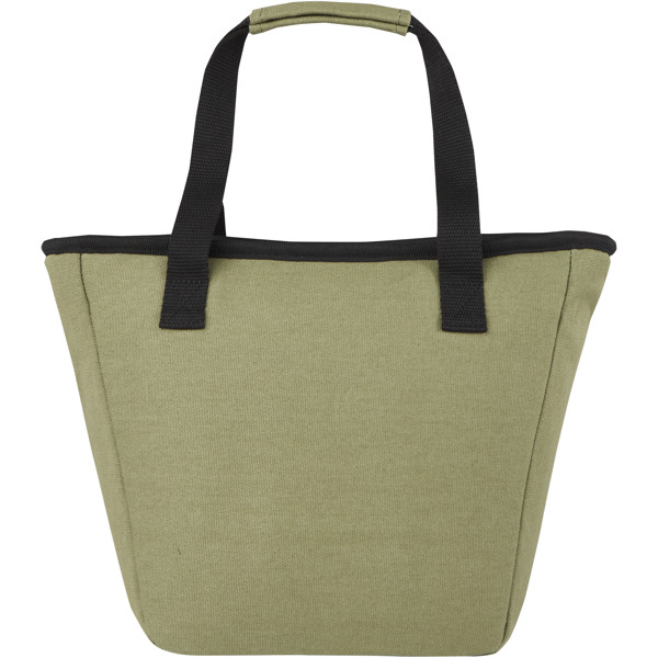 Sac-repas isotherme Joey de 6 L en toile recyclée GRS pour 9 canettes - Olive