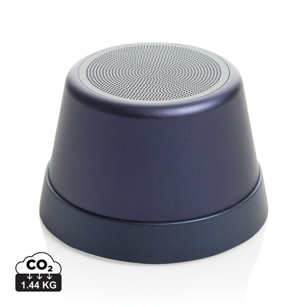 Enceinte magnétique 5W en aluminium recyclé RCS Nivio - Bleu