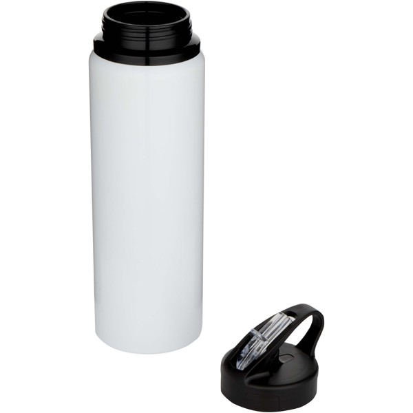 Fitz 800 ml RCS-zertifizierte, einwandige Trinkflasche aus recyceltem Edelstahl - weiss