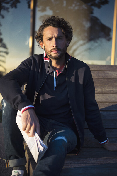 Harvest Anderson Pique Navy L