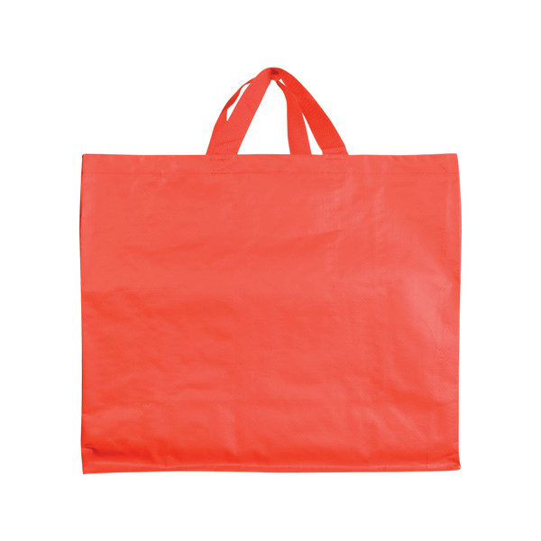 Matte Laminated 120 G/M2 Pp Shopping Bag With Gusset And Short Ribbon Handles